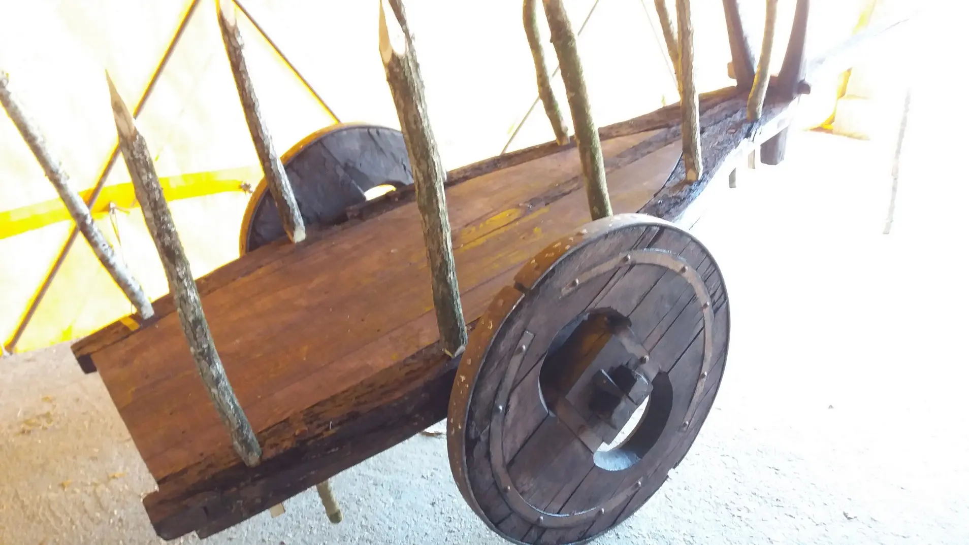 Resultado de la restauración de carro de vacas de Filgueira